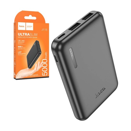 Power Bank Hoco J115 Journey 5000mAh Preto